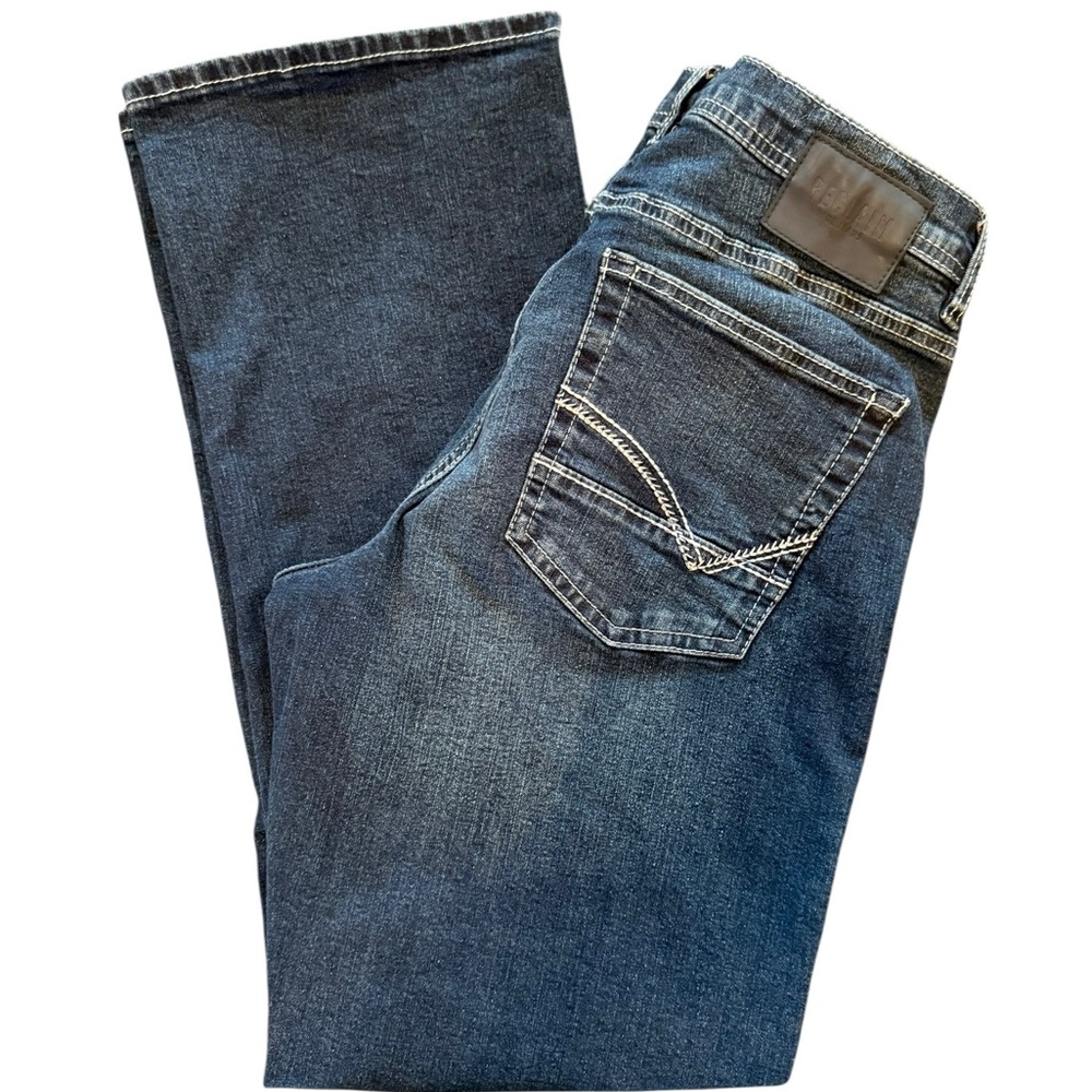 Buckle Men's Dark Blue Bootcut Jeans